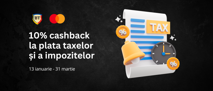 BANCA TRANSILVANIA - CAMPANIA MARȚEA MASTERCARD 13 ianuarie-31martie 2026